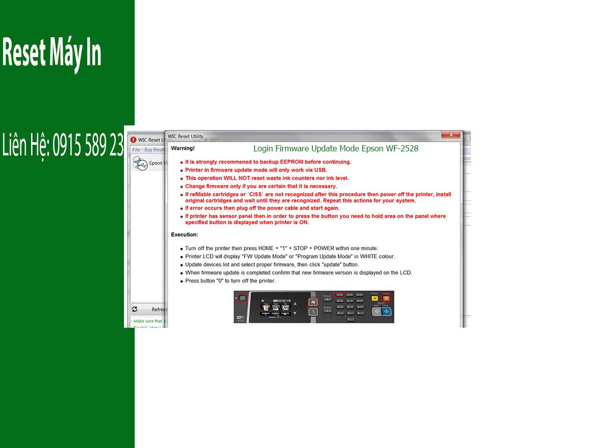 Key Firmware May In Epson WF-2528 Step 3